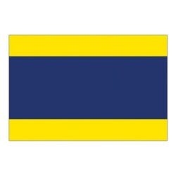 Flag International Code Signal D (30 x 45cm)