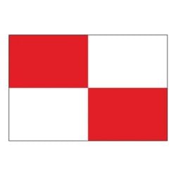 Flag International Code Signal U (30 x 45cm)