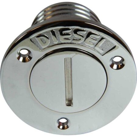 Maestrini Chromed Brass Diesel Deck Filler (38mm Hose) - Image 2