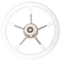 Ultraflex Steering Wheel (350mm / White Soft Grip)
