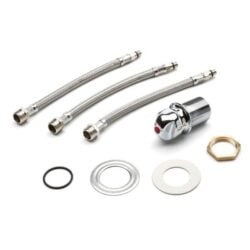 Can Shower Chrome Mixer Tap & Fixing Kit