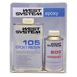 West System 1.2kg A Pack: 105 Resin+ 205 Fast Hardener