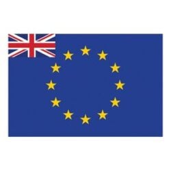 Flag European Community + Union Jack (30 x 45cm)