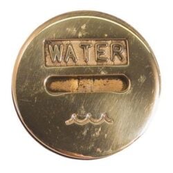 AG Filler Cap Brass Water 38mm (1-1/2")